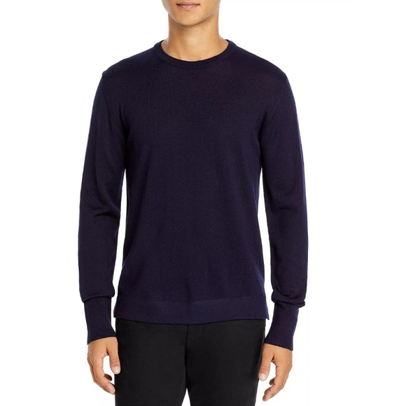NWT Officine Générale Nina Merino Wool Sweater in Black, Size L New w/Tag $280 - Picture 1 of 6